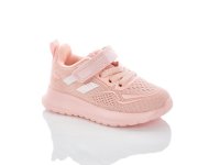 Рожеві текстильні кросівки дівчаткам