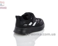 Черные детские текстильные кроссовки