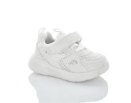 Белые кроссовки с сеткой для детей