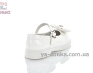 Белые туфли с бантиком для девочки