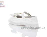 Белые туфли с бантиком для девочки