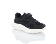 Черные детские кроссовки Apawwa на липучке