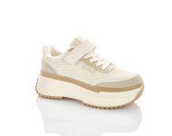 Взуття бежевого кольору на товстій підошві для дівчаток