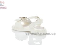 Сандалии белые с бантиком для девочек