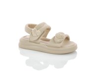 Сандалии Clibee бежевого цвета для девочек