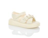 Босоножки молочного цвета Clibee для девочек