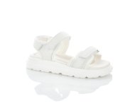 Белые сандалии спорт-шик для девочки