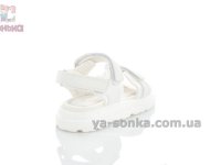 Белые сандалии спорт-шик для девочки