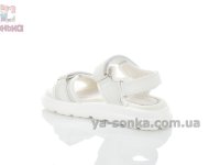 Белые сандалии спорт-шик для девочки