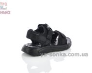 Спортивные сандалии черного цвета подросткам