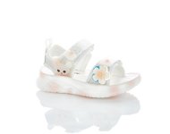 Красивые белые сандалии девочкам