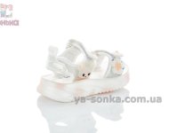 Красивые белые сандалии девочкам