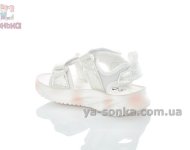 Красивые белые сандалии девочкам
