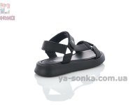 Босоножки черного цвета девочкам