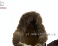 Зимние кроссовки шоколадного цвета девочкам