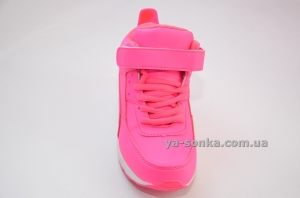 Ботинки-кроссовки для девочки с подсветкой