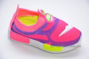 Кроссовки-мокасины сетка для девочки