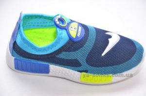 Кроссовки-мокасины сетка для мальчика