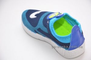 Кроссовки-мокасины сетка для мальчика