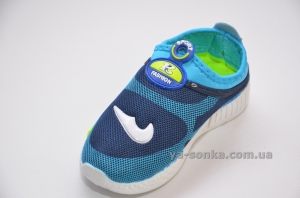 Кроссовки-мокасины сетка для мальчика