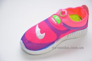 Кроссовки-мокасины сетка для девочки
