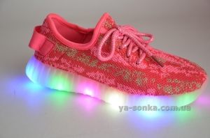 Кросівки з підсвічуванням для дівчаток