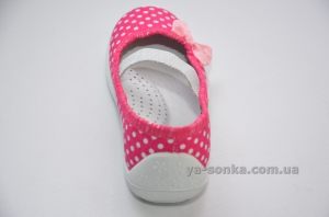 Текстильные мокасины для девочки