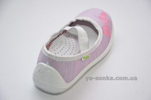 Текстильные мокасины для девочки