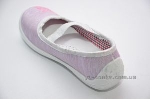 Текстильные мокасины для девочки