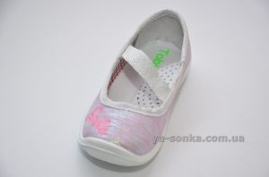 Текстильные мокасины для девочки