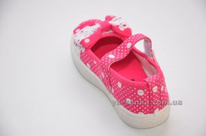 Текстильные мокасины для девочки