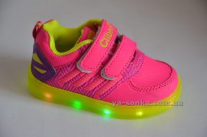 Кроссовки для девочки с подсветкой