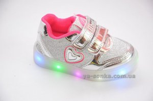 Кроссовки для девочки с подсветкой