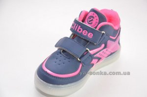 Ботинки- кроссовки для девочек с подсветкой