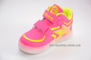 Ботинки- кроссовки для девочек с подсветкой
