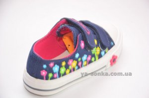 Кеды - мокасины для девочки