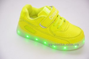 Кроссовки для девочек c LED подсветкой USB зарядкой