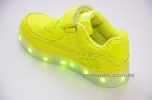 Кроссовки для девочек c LED подсветкой USB зарядкой