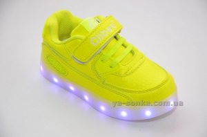 Кроссовки для девочек c LED подсветкой USB зарядкой