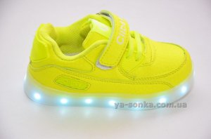 Кроссовки для девочек c LED подсветкой USB зарядкой