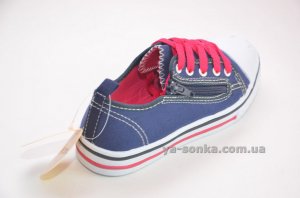 Кеды - мокасины для девочек