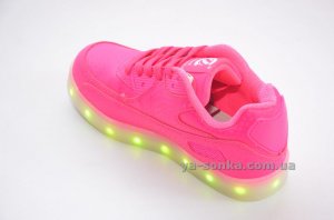 Кроссовки для девочек c LED подсветкой USB зарядкой