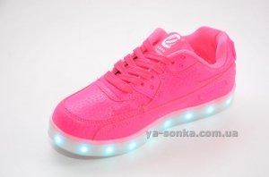 Кроссовки для девочек c LED подсветкой USB зарядкой