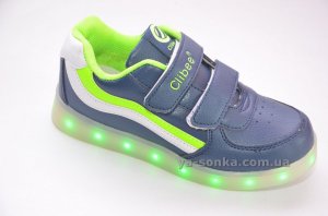 Кроссовки для мальчика c LED подсветкой USB зарядкой