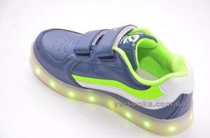 Кроссовки для мальчика c LED подсветкой USB зарядкой