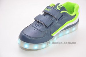Кроссовки для мальчика c LED подсветкой USB зарядкой