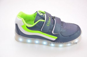 Кроссовки для мальчика c LED подсветкой USB зарядкой