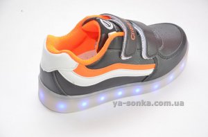 Кроссовки для мальчика c LED подсветкой USB зарядкой