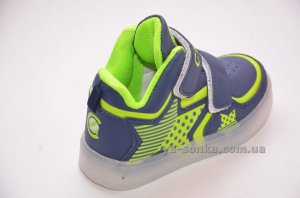 Ботинки- кроссовки для мальчика с подсветкой