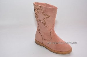 Демисезонные утепленные сапожки для девочек